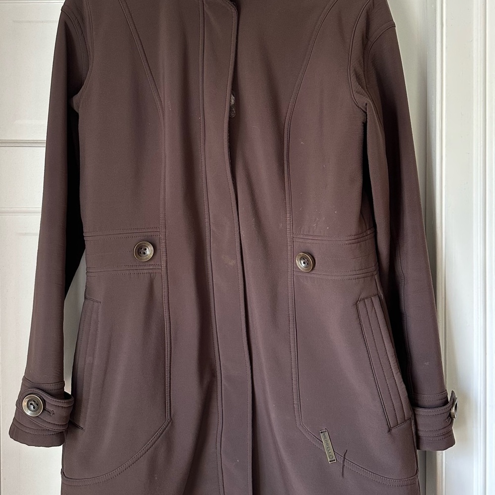 Merrell Women's Chocolate Brown Trench Coat